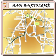 San Bartolome Street Map